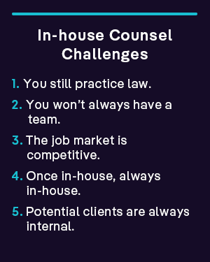 In-house Counsel Challenges
