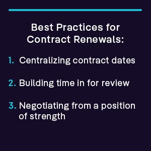 best practices for contract renewals