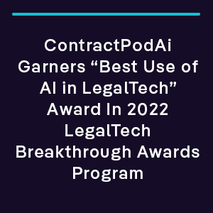ContractPodAi Garners “Best Use of AI in LegalTech” Award In 2022 LegalTech Breakthrough Awards Program