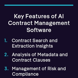 Key Features of AI Contract Management Software