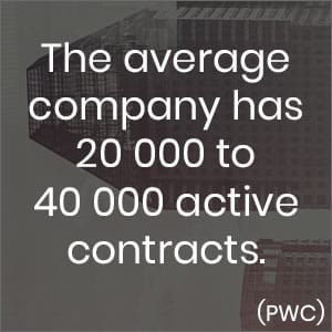 the average company has 20,000 to 40,000 contracts