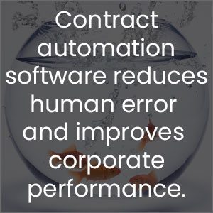 Contract automation software reduces human error and improves corporate performance