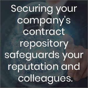 Securing your company's contract repository safeguards your reputation and colleagues
