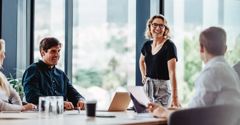 happy employees for companyachievement
